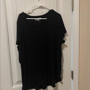 Planet Gold Black Short Sleeve Top everyday wear very soft 3xl